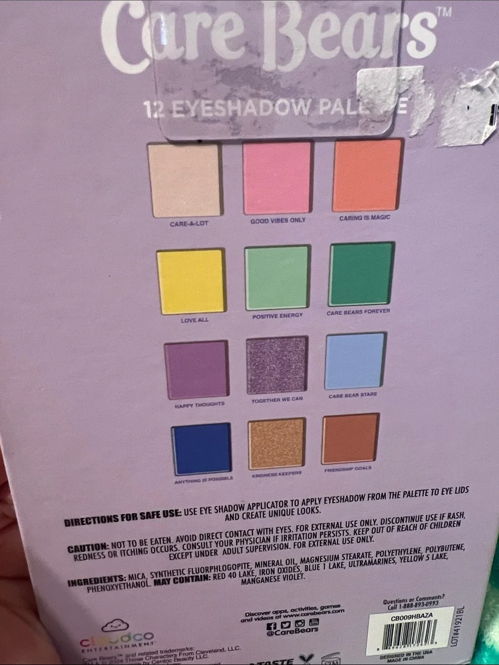 Care Bears Lavender Eyeshadow Palette - Multi-Color